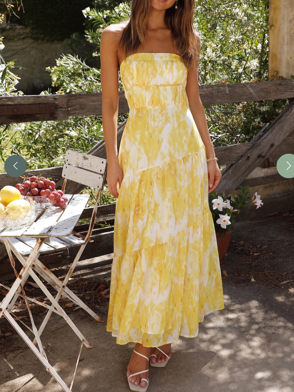 Fortunate One Wishful Strapless Maxi Dress